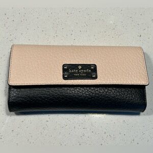 Kate Spade New York Wallet - Pink and Black - Like New